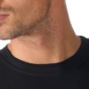 MEY Software Olympia Shirt schwarz Herren mit MicroModal® / Meryl Detail elastischer Rundhals