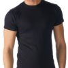 MEY Software Olympia Shirt schwarz Herren mit MicroModal® / Meryl vorne