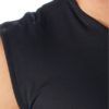 Mey Shirt schwarz Muscle Holzfaser 42537-123 vorne Detail