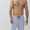 MEY Jefferson Lounge Pyjama Pant kurz light grey MicroModal