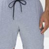 MEY Jefferson Lounge Pyjama Pant kurz light grey MicroModal