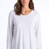 Hanro Sleep & Lounge Shirt langarm white Modal